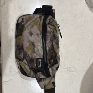 lululemon athletica Green and Brown Crossbody Bag